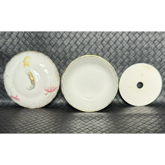 Antique Ironstone Transferware Soap Dish With Lid And Insert Mark Berlin German - Picture 5 of 10